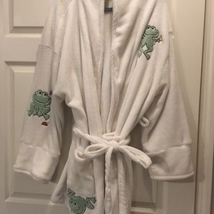 Soft & Plush Froggy Themed Bathrobe - L/XL